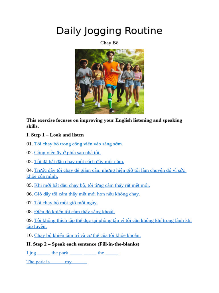 Jogging | PDF
