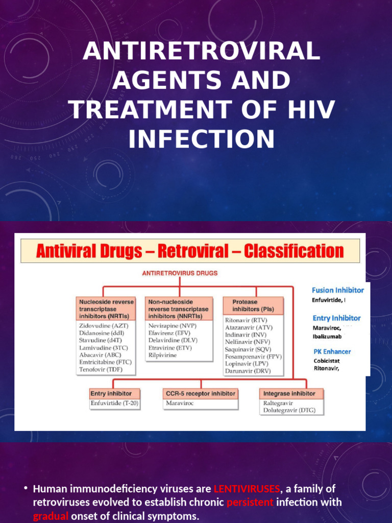 HIV Treatment: Antiretroviral Agents Overview | PDF | Hiv | Management ...