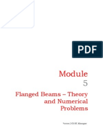 Flanged Beams Numericals