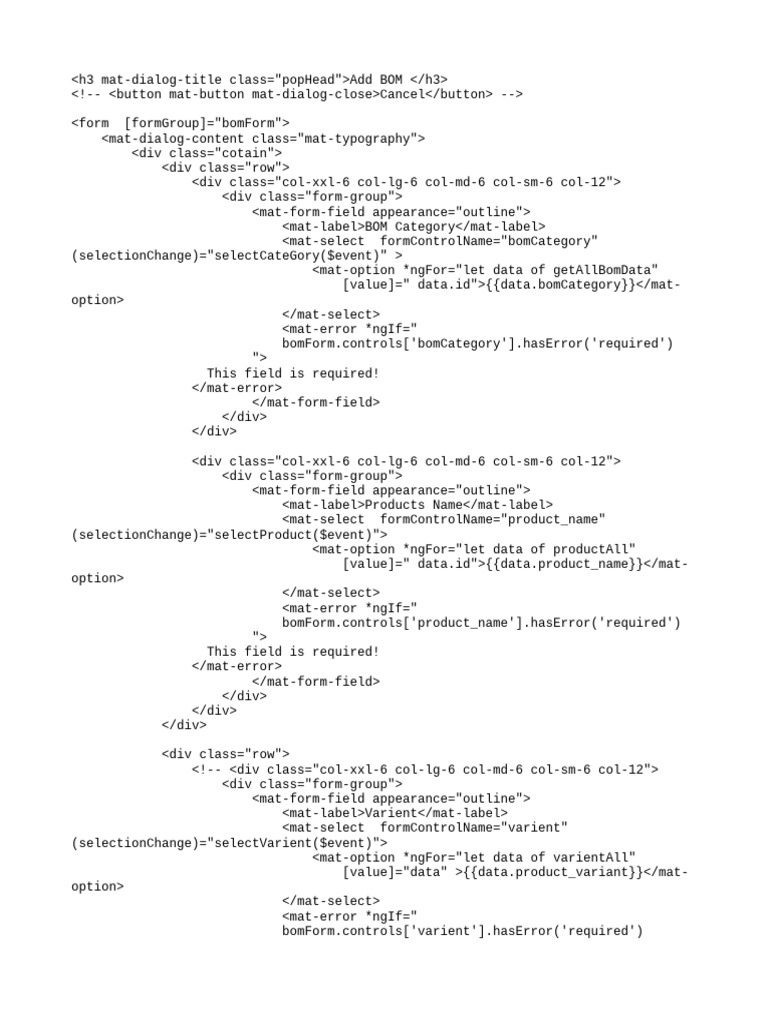 Bom Code | PDF | Computing | Software Engineering