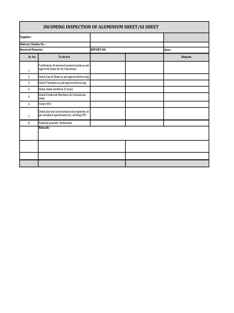 GI Sheet | PDF