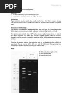 Restriction Enzyme Digestion