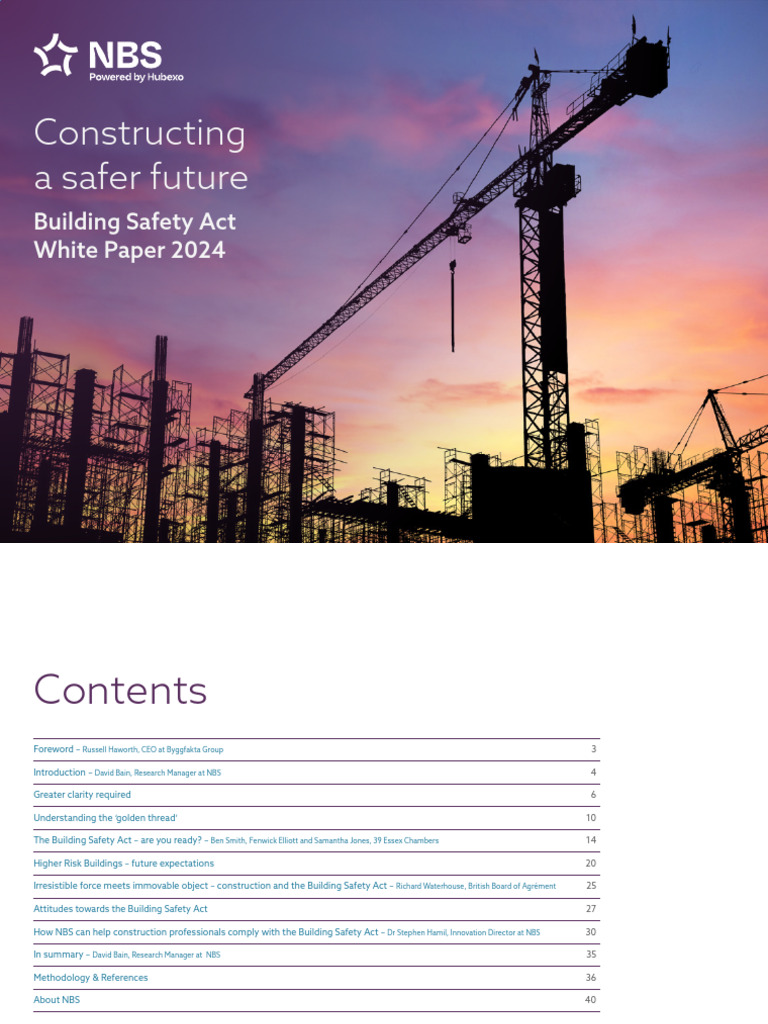 Building Safety Act Compliance Insights | PDF | Regulatory Compliance