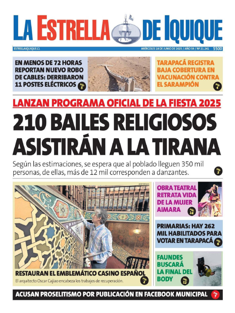 La Estrella de Iquique 180625 | PDF