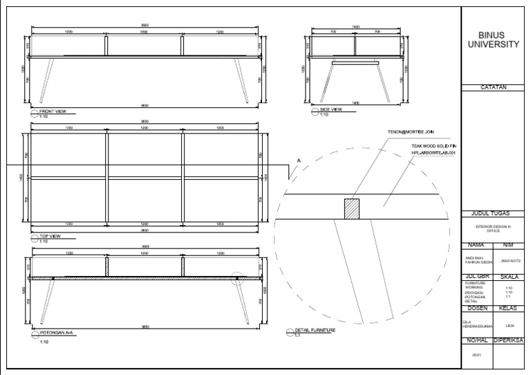 Detail Furni Layout1 | PDF