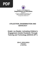 Minutes of Slac Session Reading Program | PDF | Reading Comprehension ...