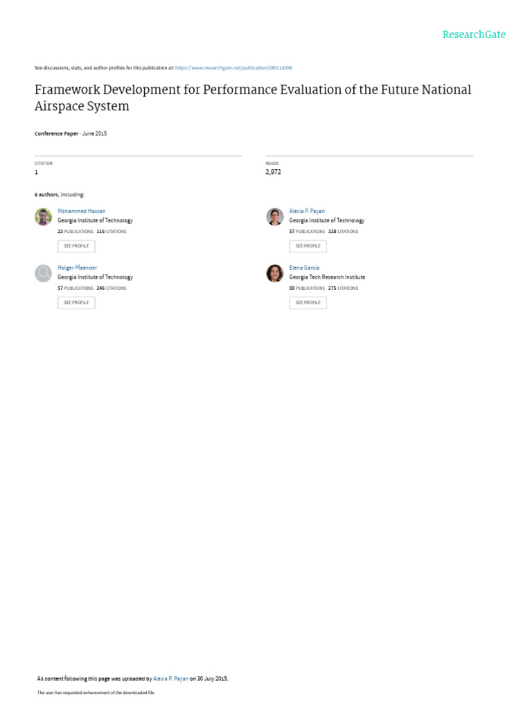 Future National Airspace System Evaluation | PDF | Life Cycle Assessment