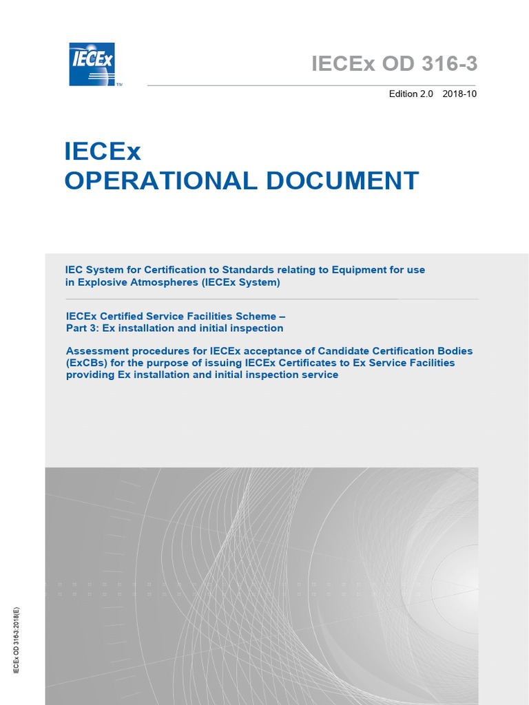 IECEx Certified Service Facilities Guide | PDF | International ...