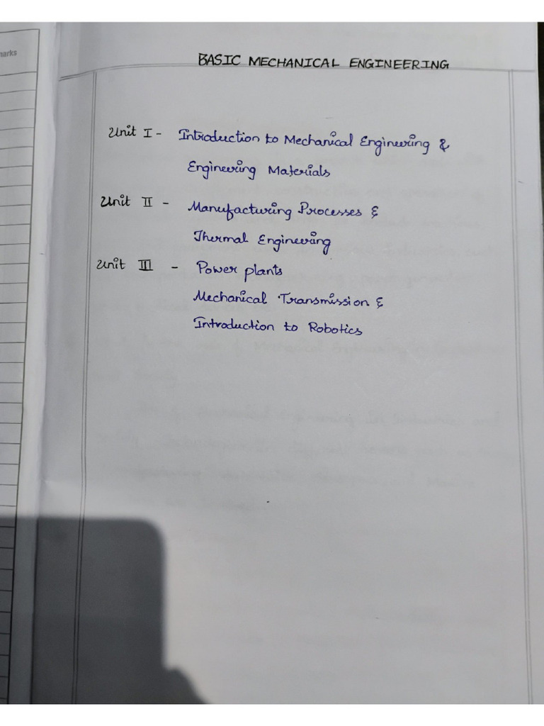 BME Notes Unit 1 | PDF