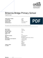 Britannia Bridge Primary School: Inspection Report