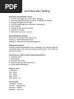Key Features of Adventure Stories | PDF | Human Communication
