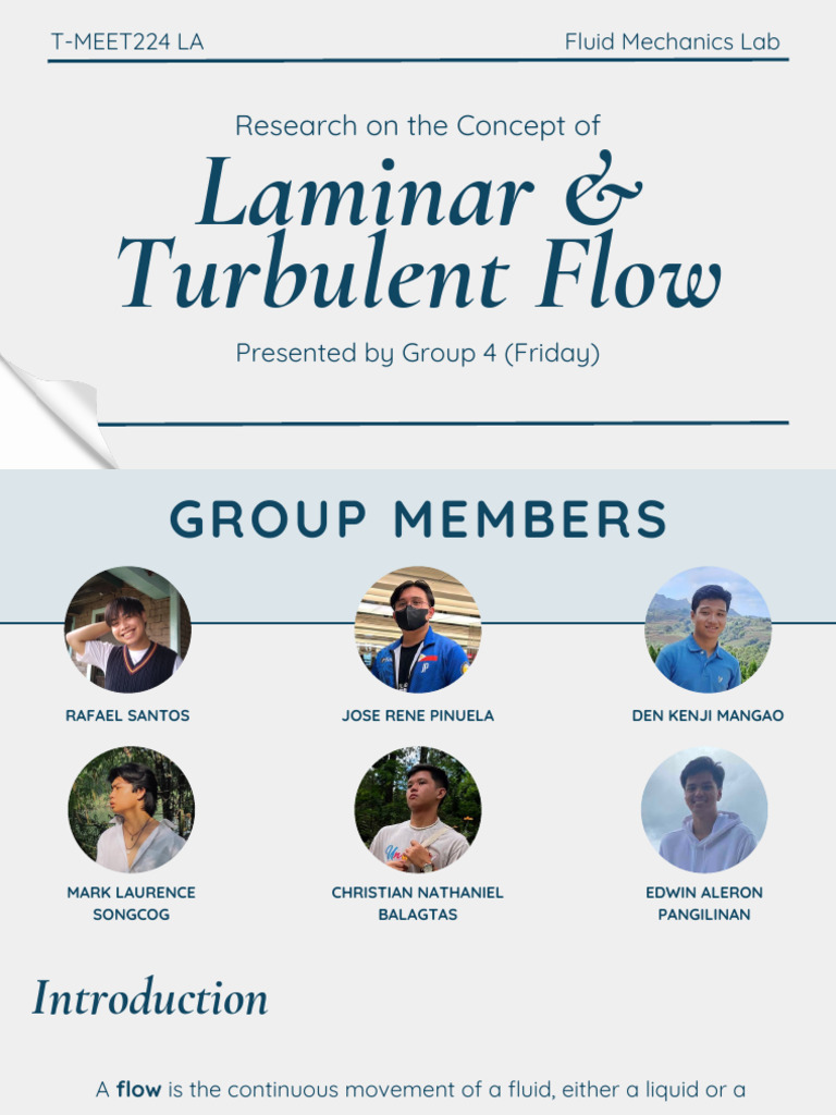 Laminar vs. Turbulent Flow Explained | PDF | Fluid Dynamics | Reynolds ...