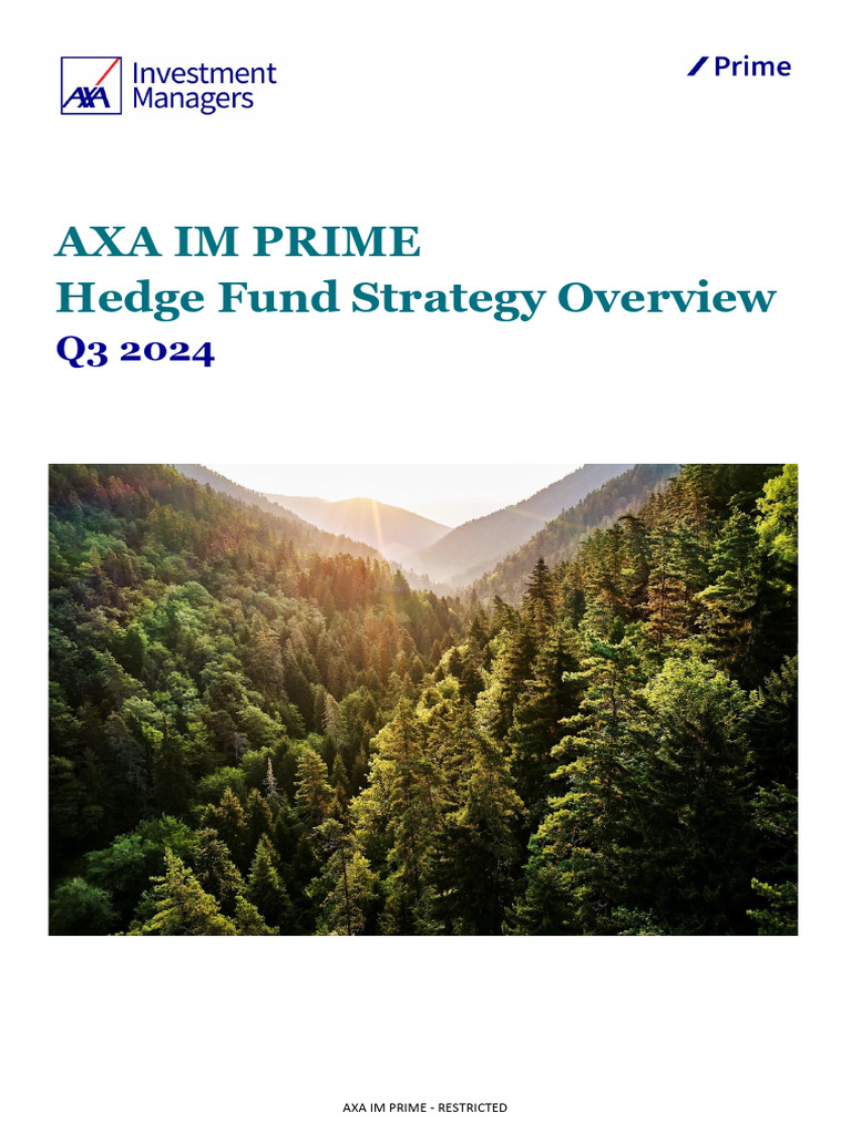 AXA IM Prime - Hedge Fund - Quarterly Strategy Overview - Q3 2024 - WEB ...