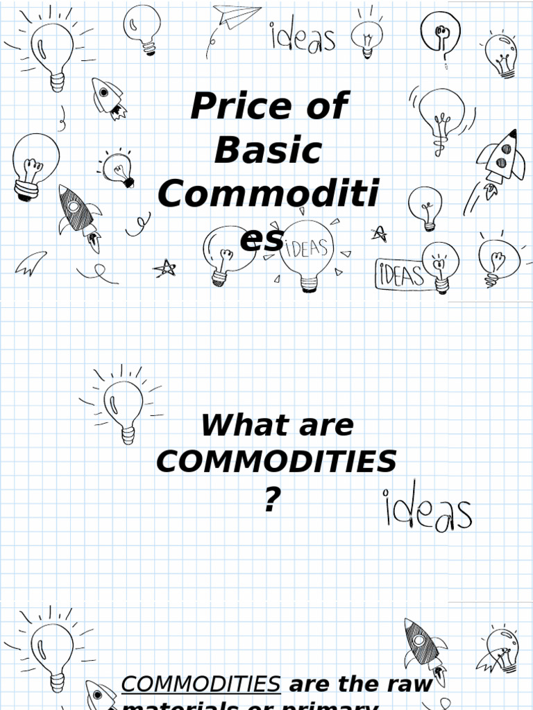 Applied Econ - Basic Commodities | PDF