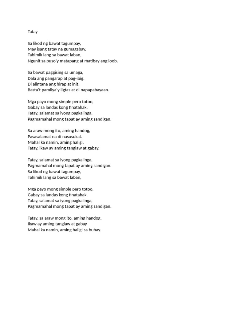 Tatay | PDF