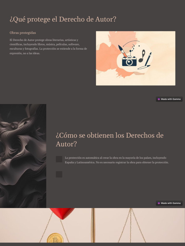 Que Protege El Derecho de Autor | PDF