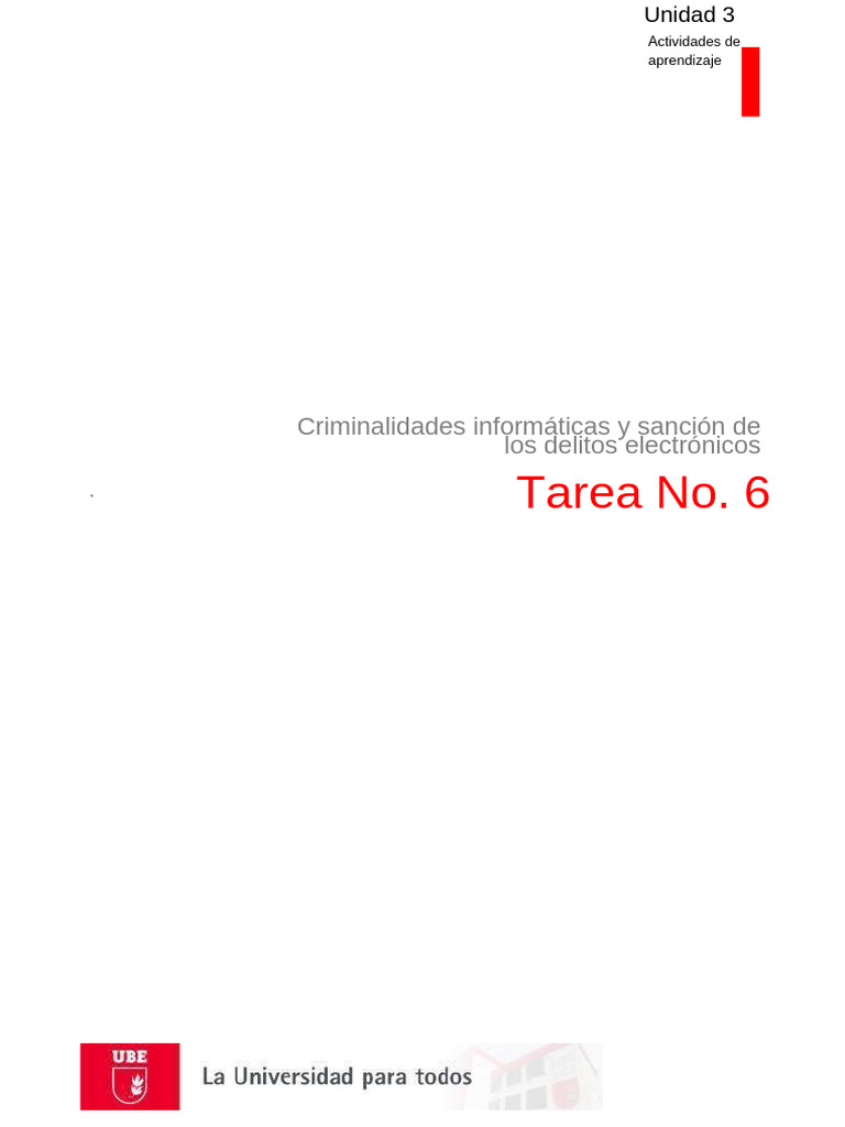 Tarea 6 Instrucciones | PDF