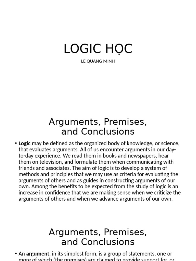 Understanding Arguments in Logic | PDF | Argument | Deductive Reasoning