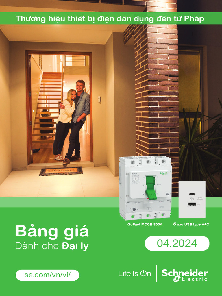 Bang Gia Thiet Bi Dien Schneider Electric 2024 | PDF