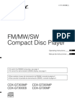 Manual Sony Cdxgt300mp