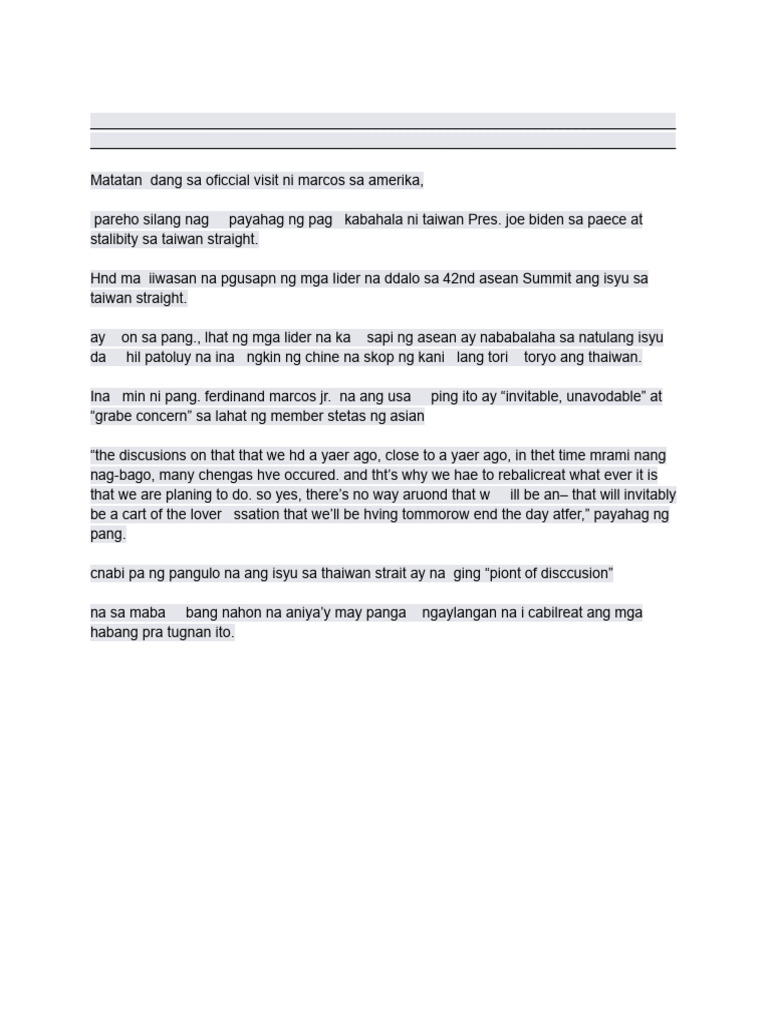 Copyreading 1 | PDF