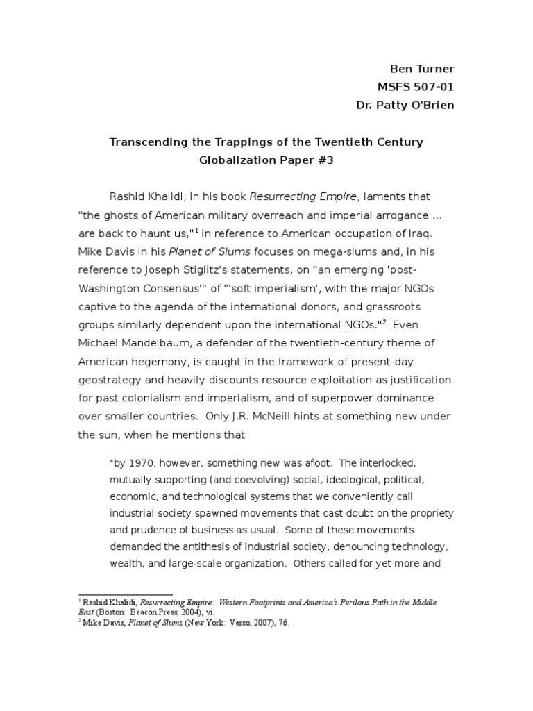 Globalisation essay writing image