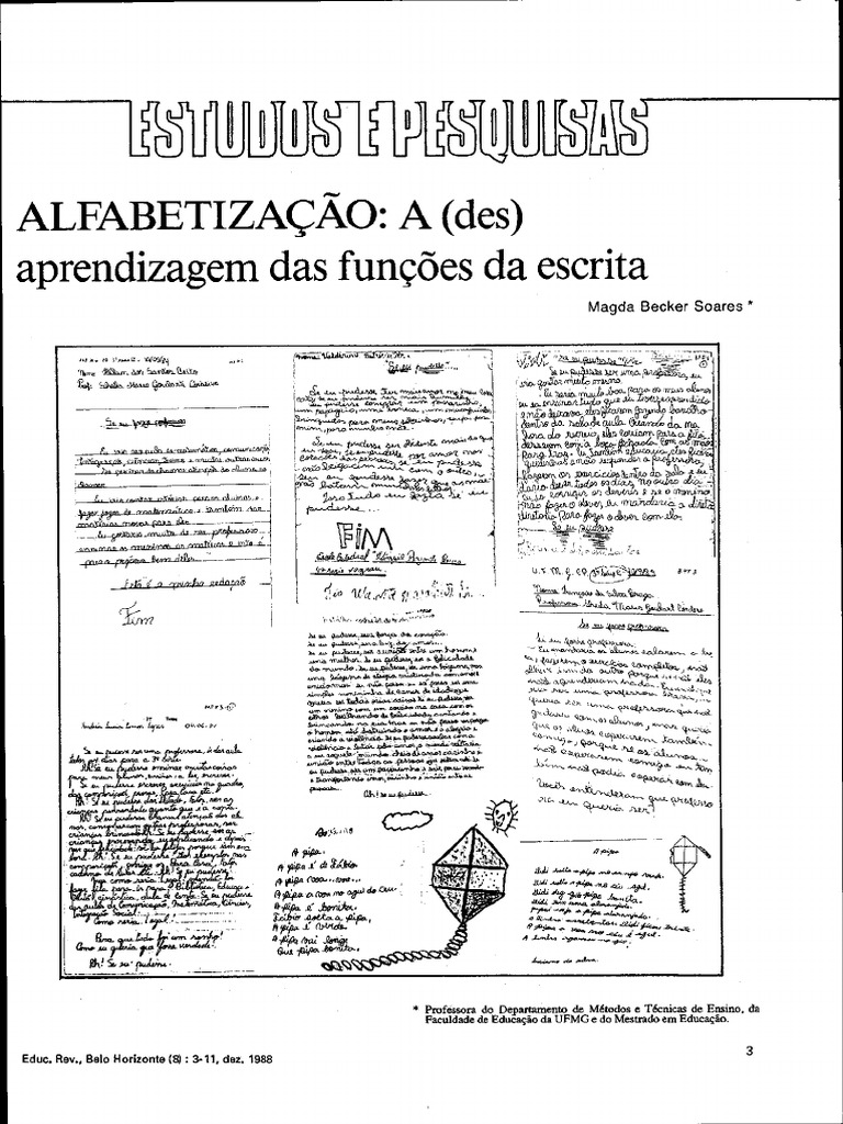 Magda Soares Alfabetização Leitura para | PDF