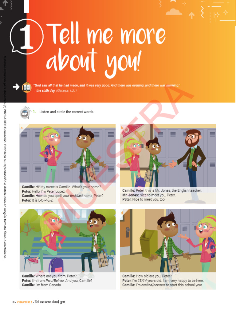 Introduction and Personal Information Activities | PDF | Grammar ...
