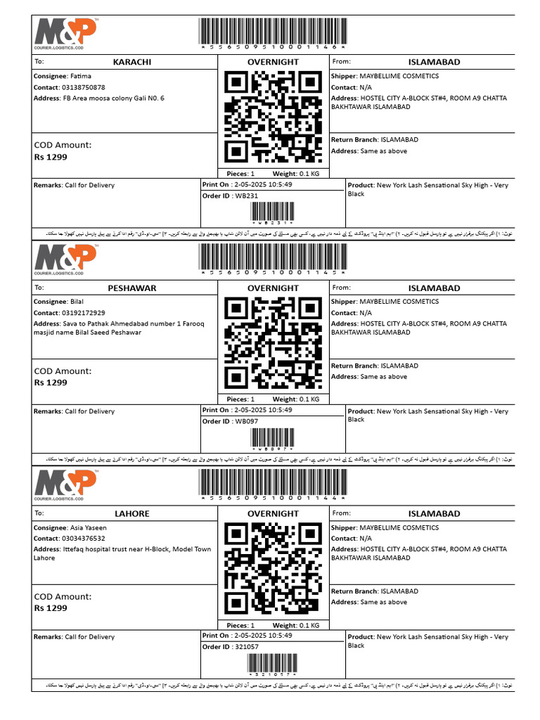 Address Label 2 May 25 | PDF