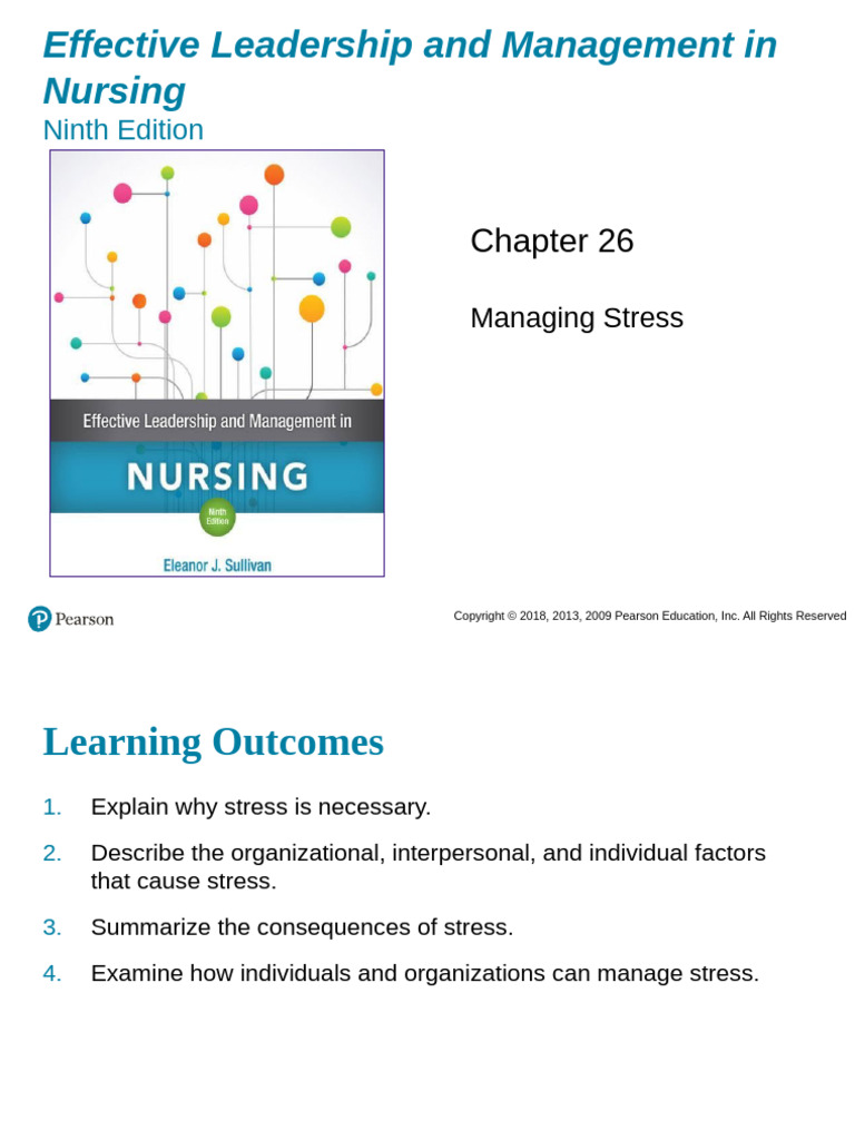 Managing Stress in Nursing | PDF | Stress (Biology) | Psychological Trauma
