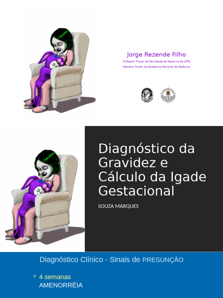 1 - diagnóstico da gravidez e cálculo da IG | PDF | Gravidez | Reprodução