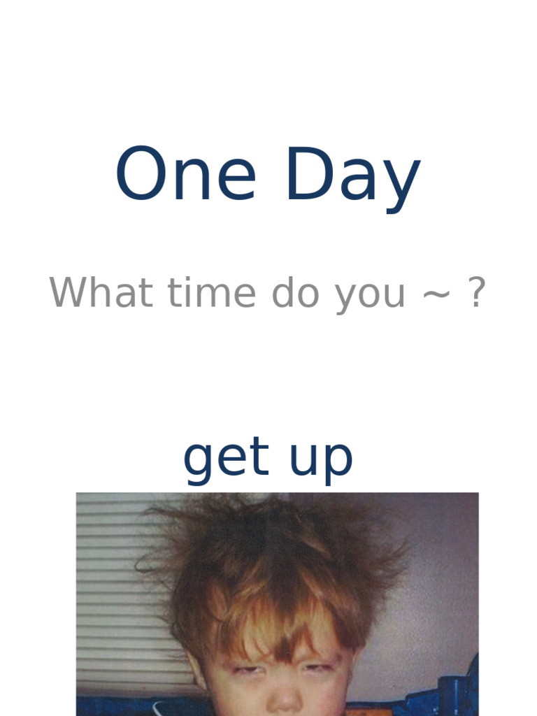 One Day Time | PDF
