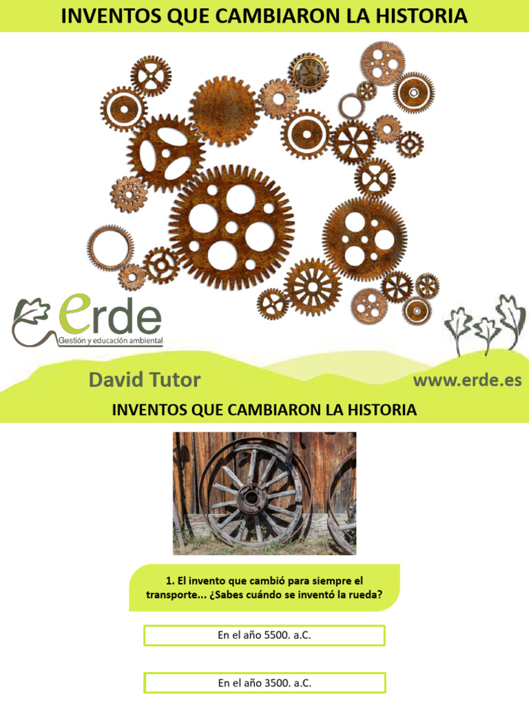 La rueda: Invento que transformó la historia | PDF | Rueda | Red mundial
