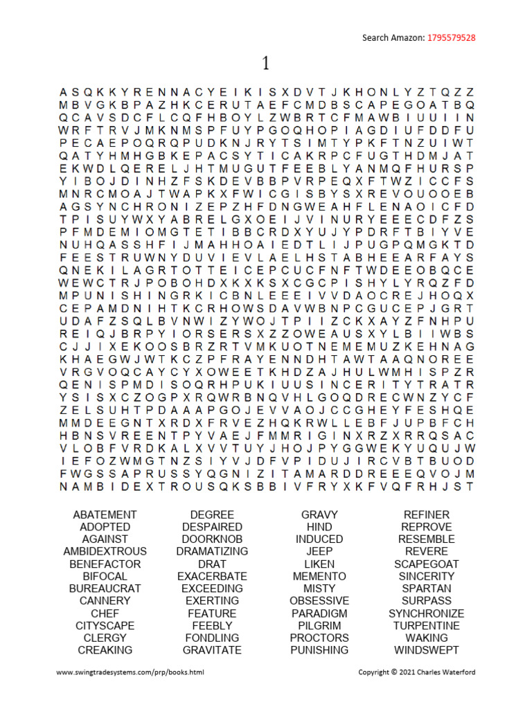 Word Search Puzzle Book Guide | PDF