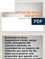 Propuestas de Salas Docentes