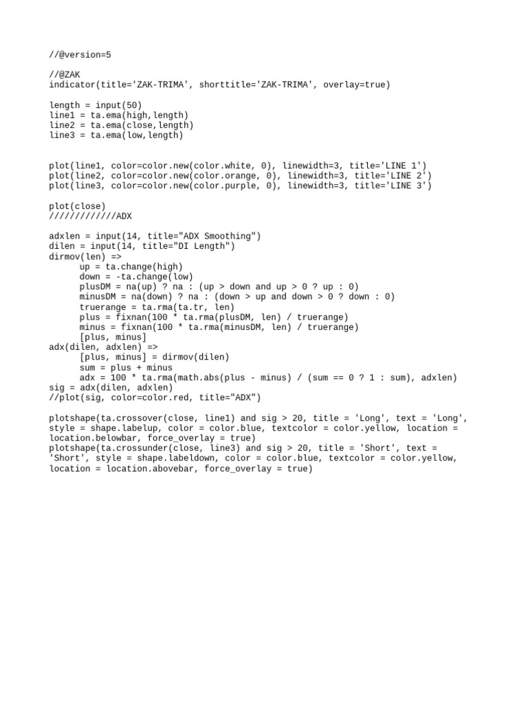 Zak Trima | PDF