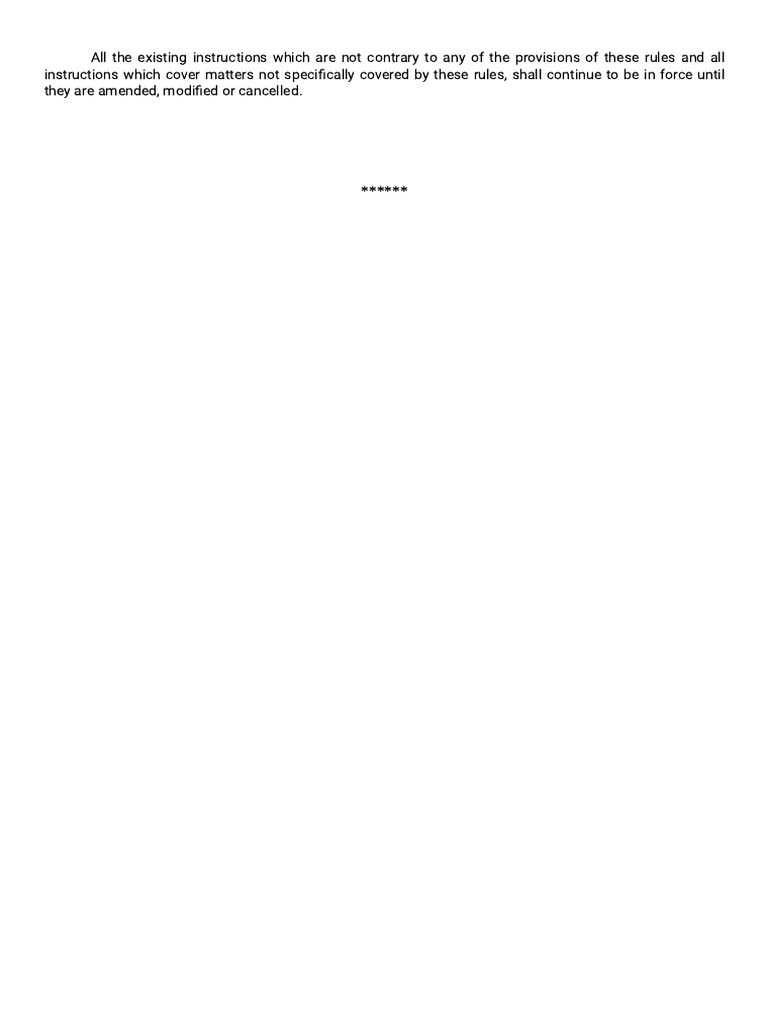 Continuation of Existing Instructions | PDF