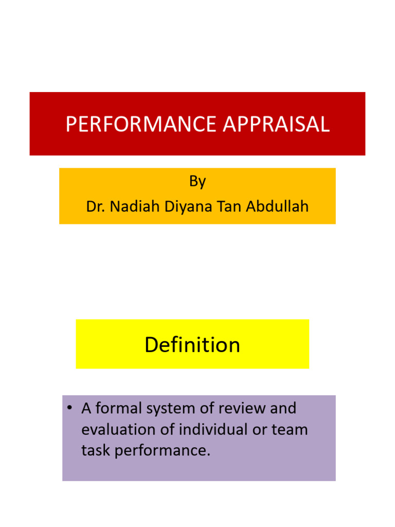Performance Appraisal Methods Explained | PDF | Performance Appraisal ...