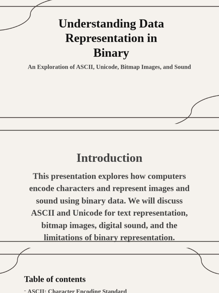 Binary Data Representation Explained | PDF