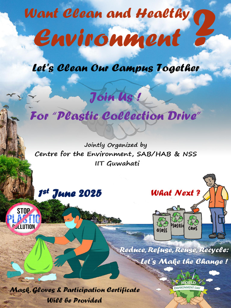 Plastic Collection Drive at IIT Guwahati | PDF