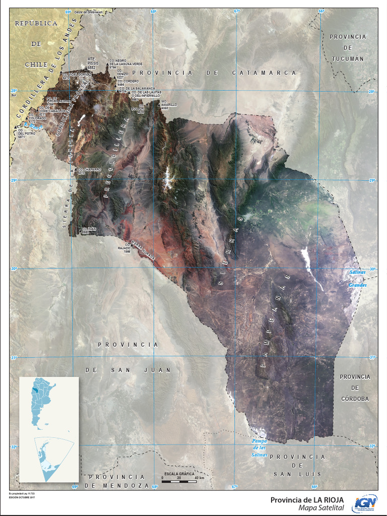 Mapa Satelital de La Rioja y Catamarca | PDF
