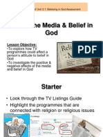 3.1.11 the Media & Belief in God