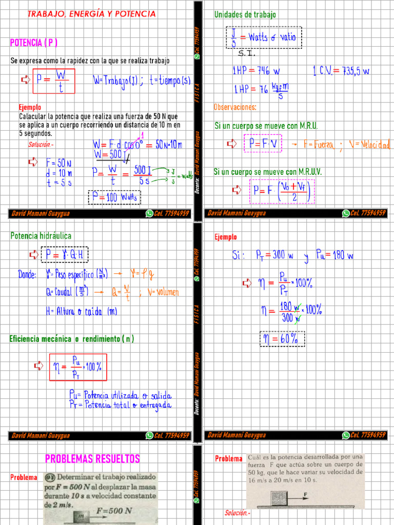 Potencia | PDF