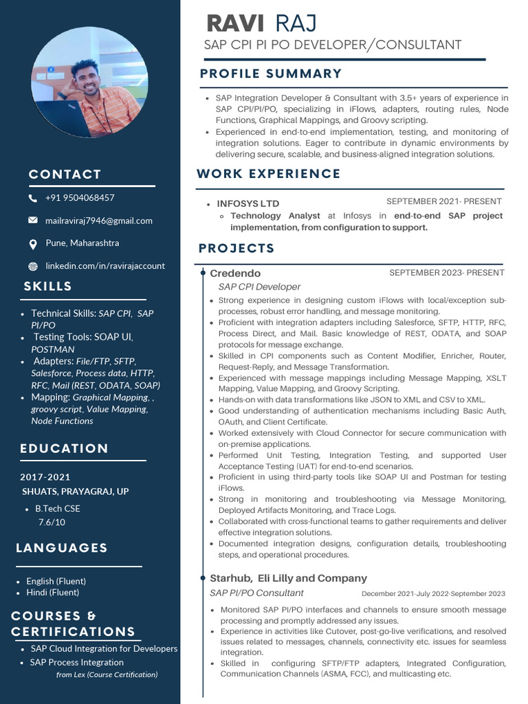 SAP CPI/PI/PO Developer Profile | PDF | Soap | Computer Science