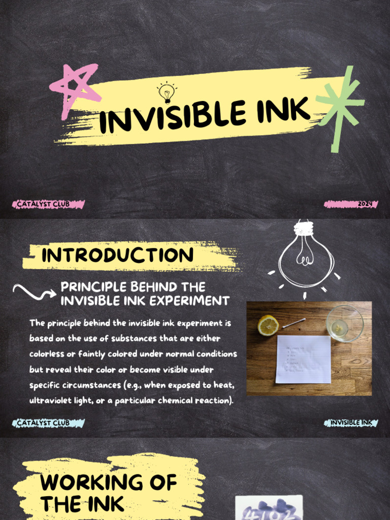 Invisible Ink | PDF