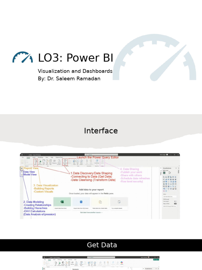 Power BI DAX: Visualizations Guide | PDF | Table (Database) | Data
