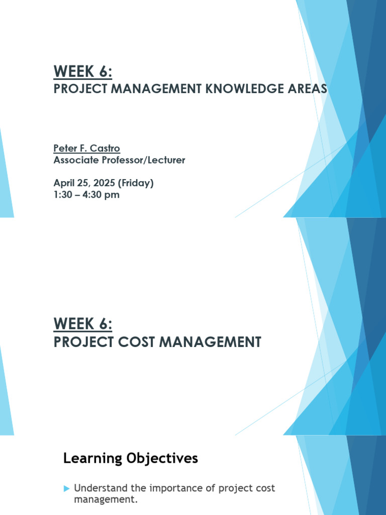 Project Cost Management Essentials | PDF | Cost Accounting | Budget