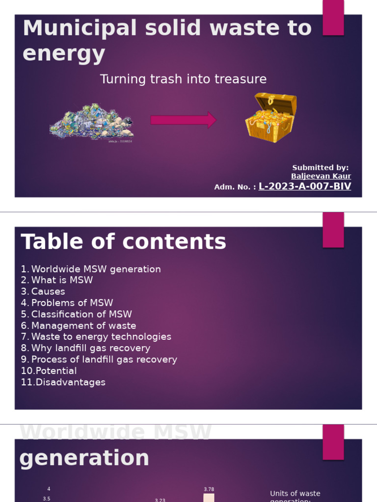 Municipal Solid Waste to Energy Solutions | PDF | Municipal Solid Waste ...
