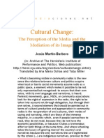 Cultural Change - The Perception of The Media and The Mediation of Its Images