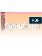 Yapılarına Göre Filler